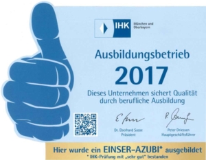 IHK Auszeichnung