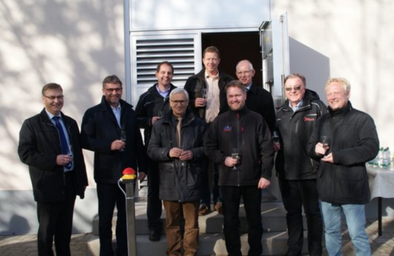 Ein neues Schalthaus in Gunzenhausen mit einer Mittelspannungsanlage von DRIESCHER