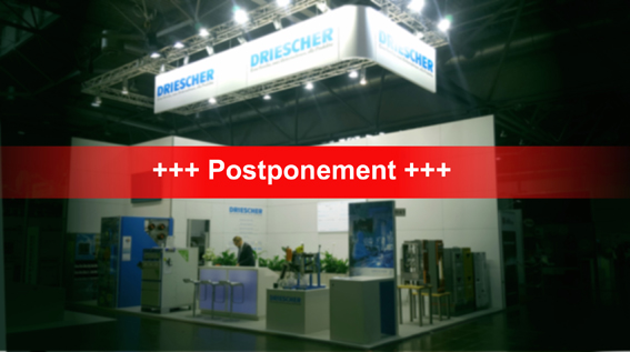 Postponement of exhibitions